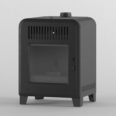 Pelletofen MCZ CUTE Air 8 UP M1 (Anschluss oben) - Maestro+ - Schwarz - 8 kW