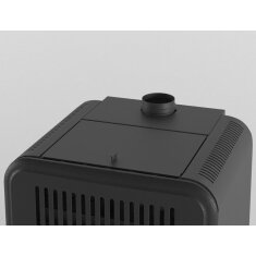 Pelletofen MCZ CUTE Air 8 UP M1 (Anschluss oben) - Maestro+ - Schwarz - 8 kW