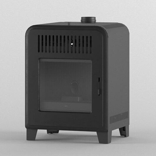 Pelletofen MCZ CUTE Air 8 UP M1 (Anschluss oben) - Maestro+ - Schwarz - 8 kW