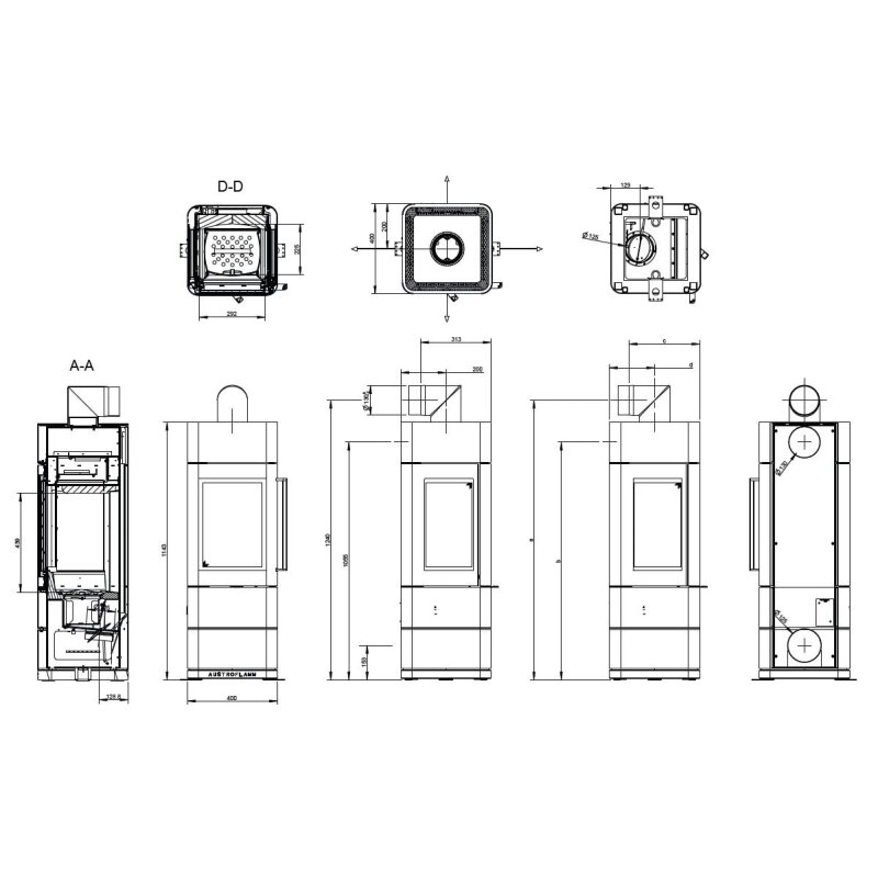 Kaminofen Austroflamm Ivy 2.0 - 5 kW