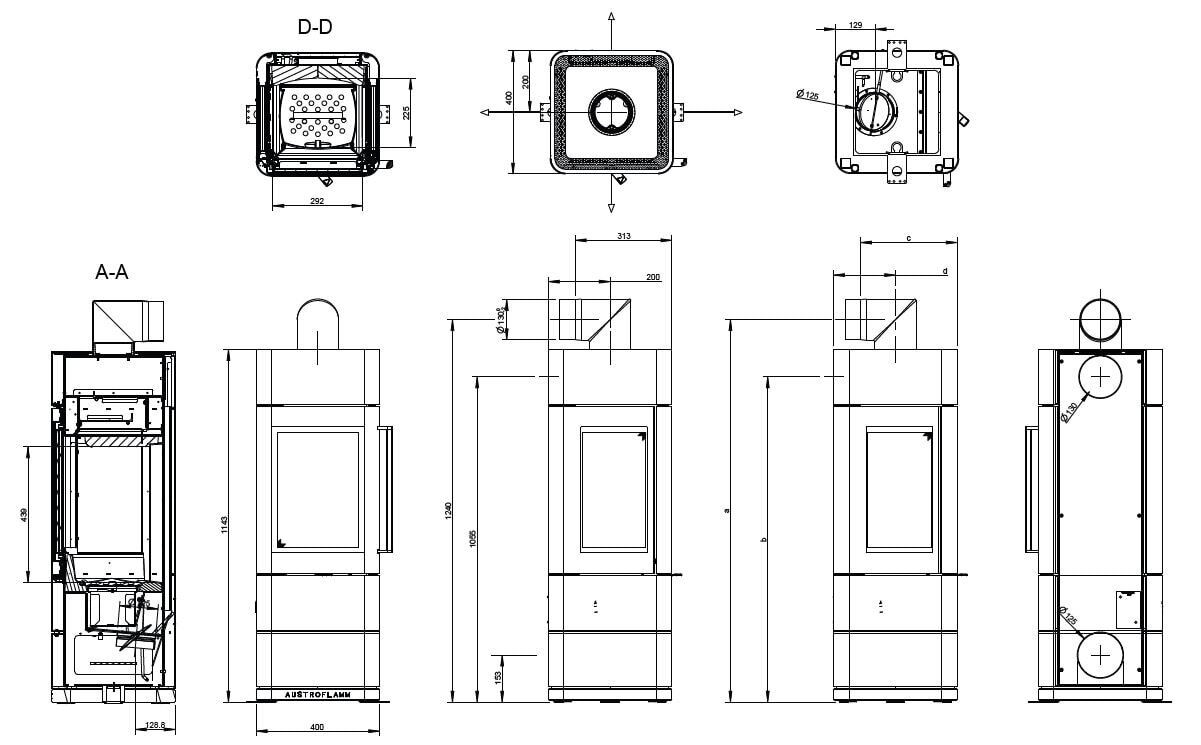 Kaminofen Austroflamm Ivy 2.0 - 5 kW