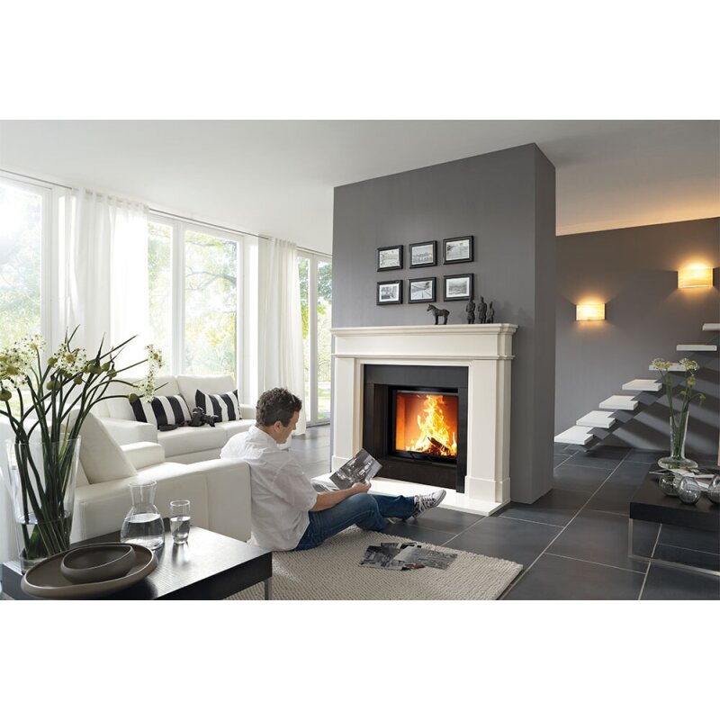 Kamineinsatz Camina N1 - 9 kW - Naturstein Stilkamin