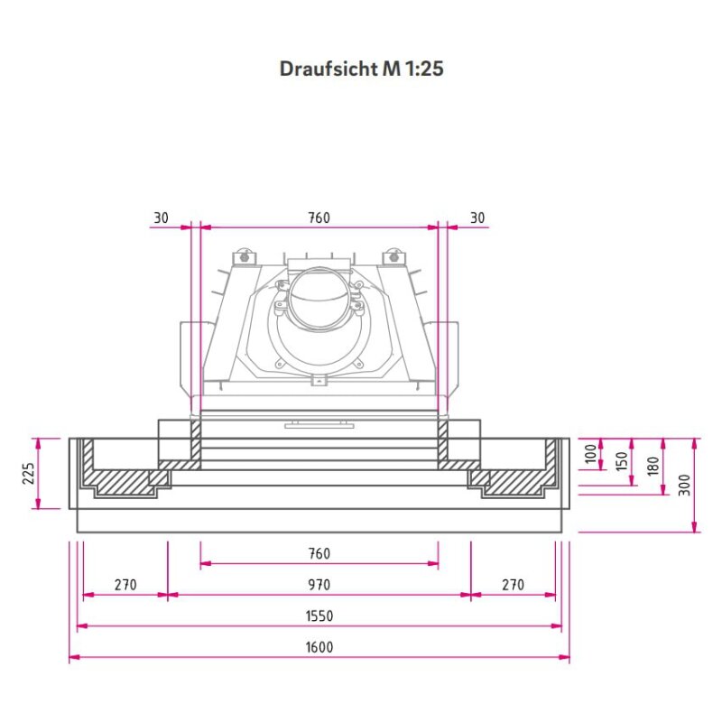 Kamineinsatz Camina N1 - 9 kW - Naturstein Stilkamin