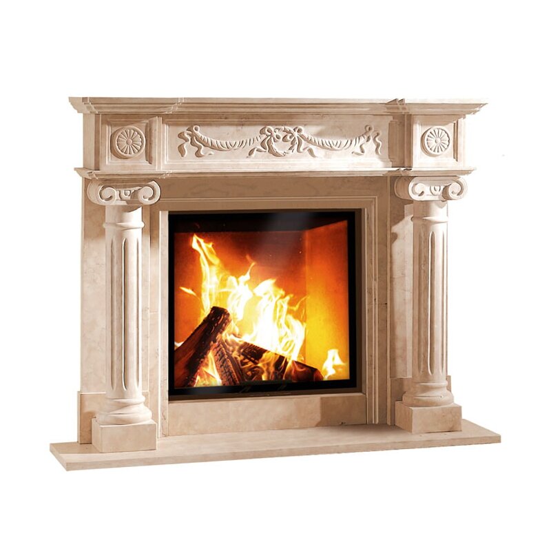 Kamineinsatz Camina N2 - 9 kW - Naturstein Stilkamin