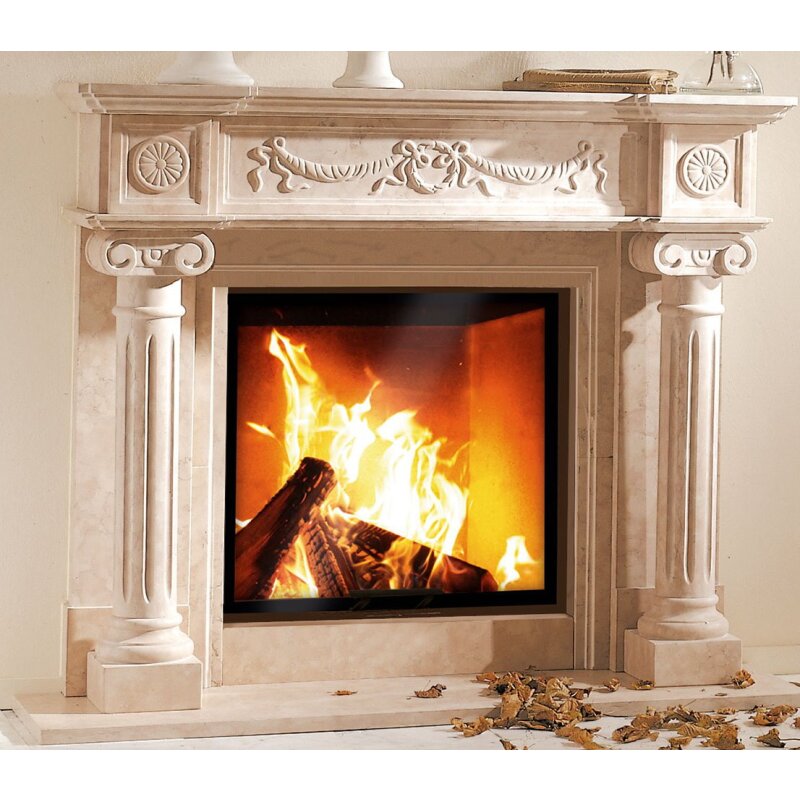 Kamineinsatz Camina N2 - 9 kW - Naturstein Stilkamin