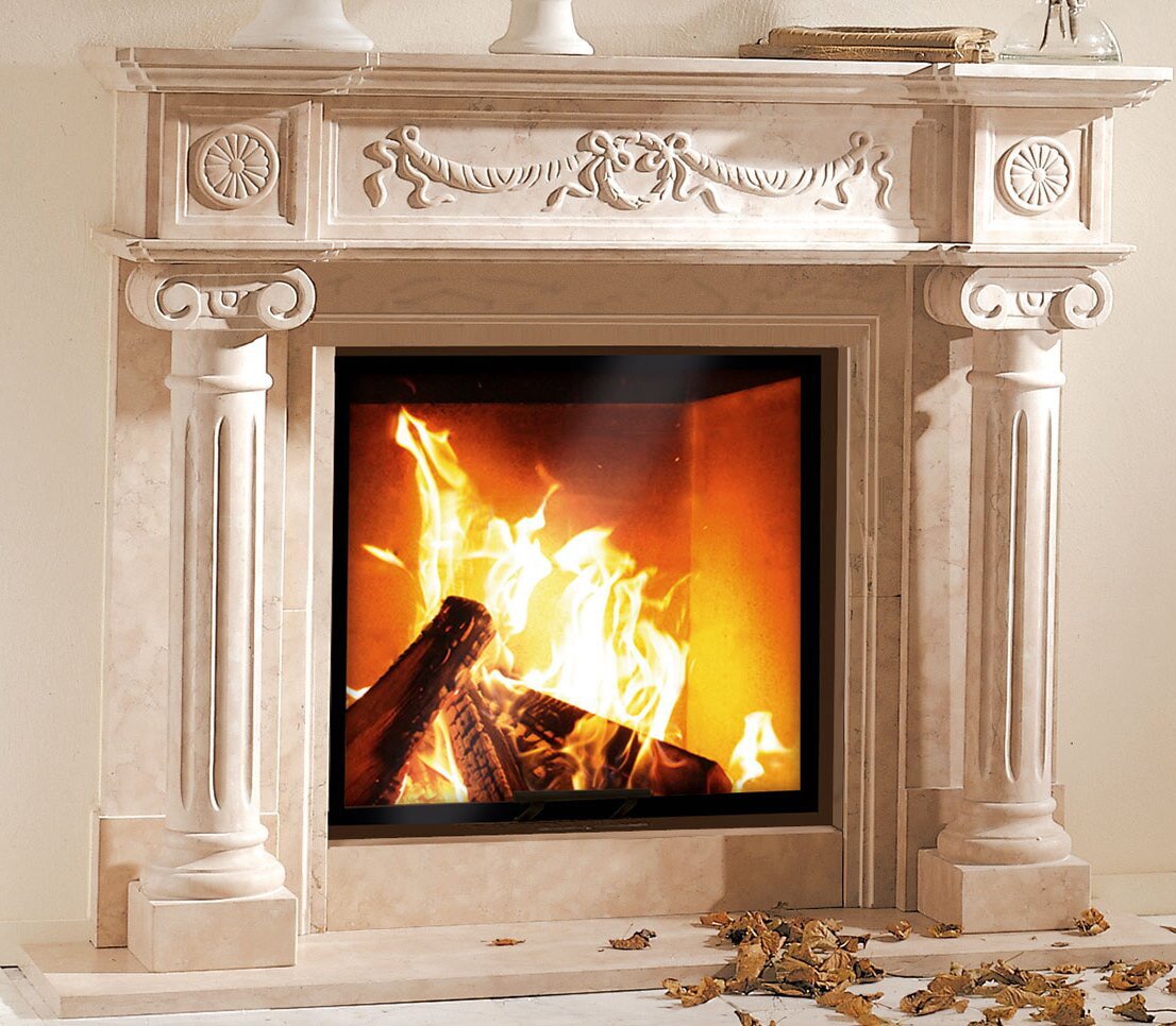 Kamineinsatz Camina N2 - 9 kW - Naturstein Stilkamin