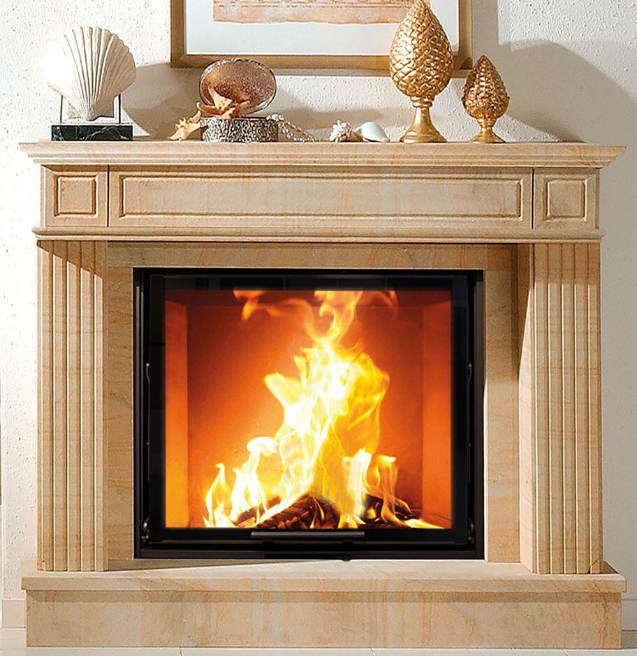 Kamineinsatz Camina N5 - 9 kW - Naturstein Stilkamin