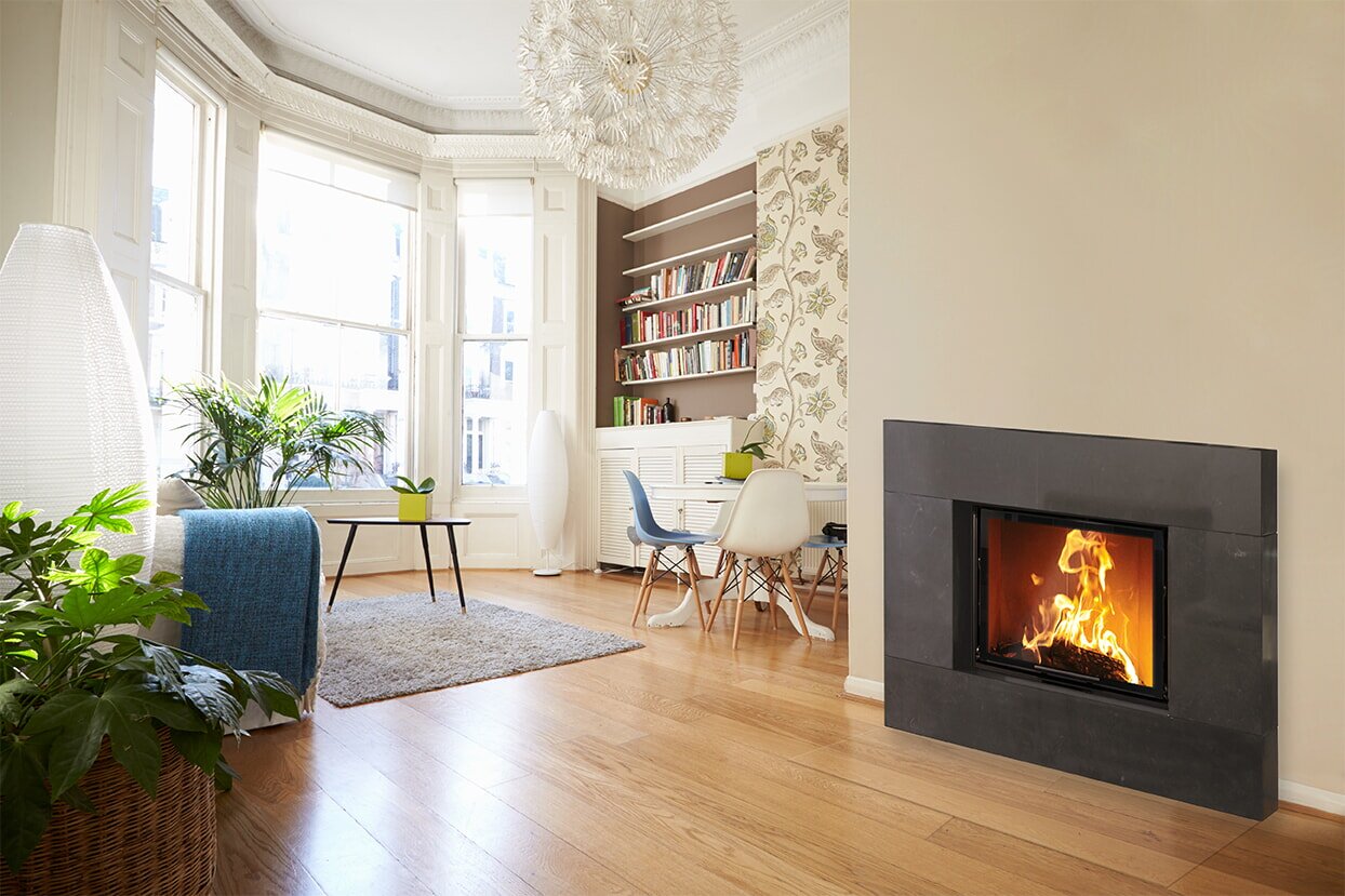 Kamineinsatz Camina N8 - 9 kW - Naturstein Stilkamin