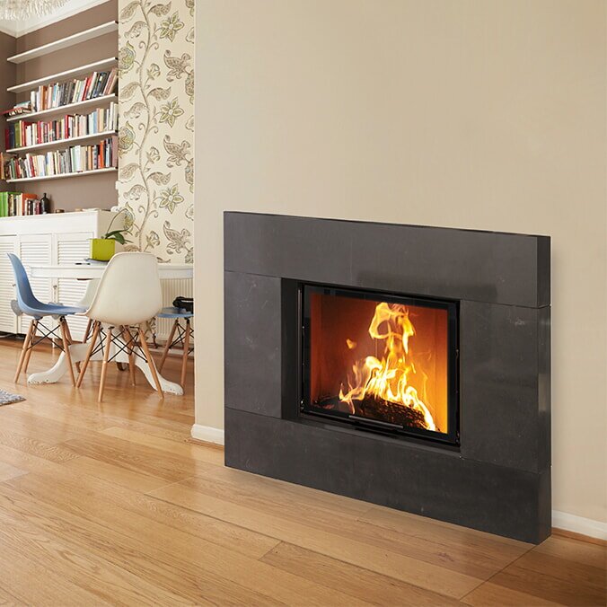 Kamineinsatz Camina N8 - 9 kW - Naturstein Stilkamin