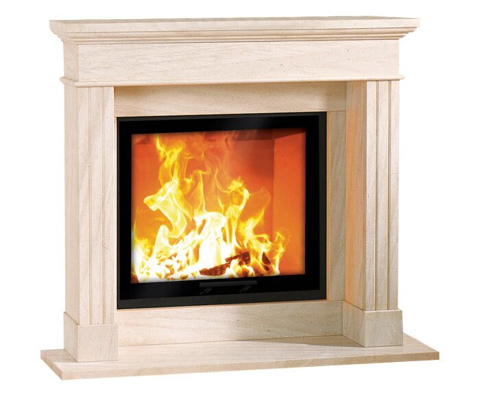 Kamineinsatz Camina N12 - 9 kW - Naturstein Stilkamin