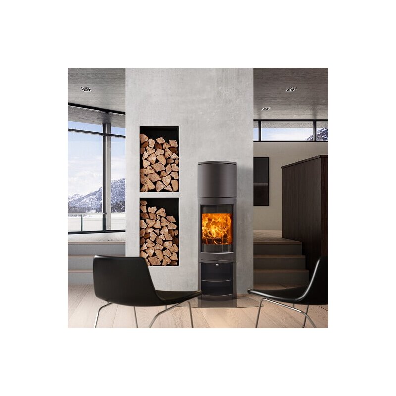 Kaminofen Gussofen Jotul F 361 V2 Advance High Top - 6 kW - schwarz lackiert (BP)