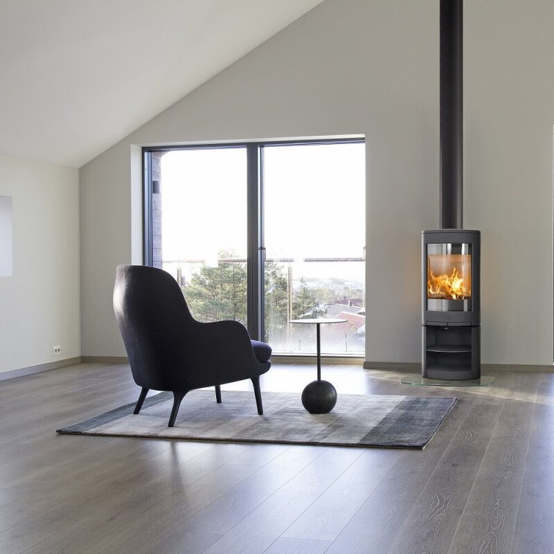 Kaminofen Gussofen Jotul F 371V2 Advance - 6 kW - schwarz lackiert (BP)