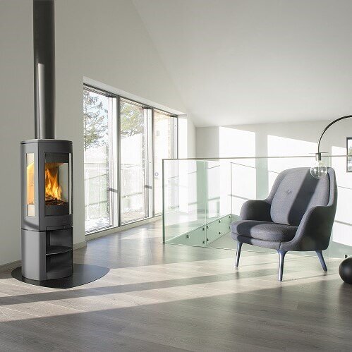 Kaminofen Gussofen Jotul F 371V2 Advance - 6,5 kW - schwarz lackiert (BP)