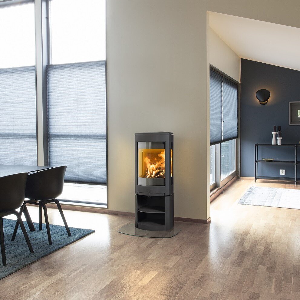 Kaminofen Gussofen Jotul F 371V2 Advance - 6,5 kW - schwarz lackiert (BP)