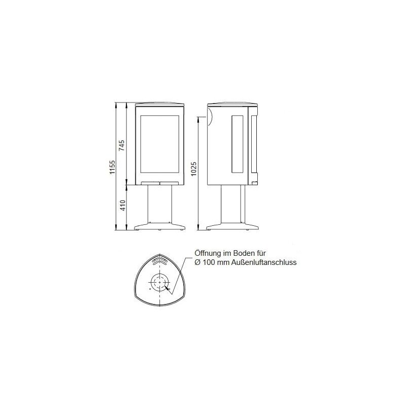 Kaminofen Gussofen Jotul F 373 V2 Advance - 6,5 kW