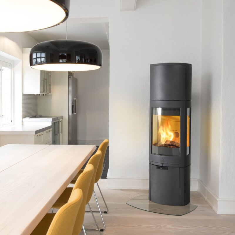 Kaminofen Gussofen Jotul F 378 V2 Advance High Top - 6,5 kW - schwarz lackiert (BP)