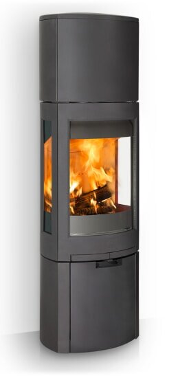 Kaminofen Gussofen Jotul F 378 V2 Advance High Top - 6,5 kW - schwarz lackiert (BP)