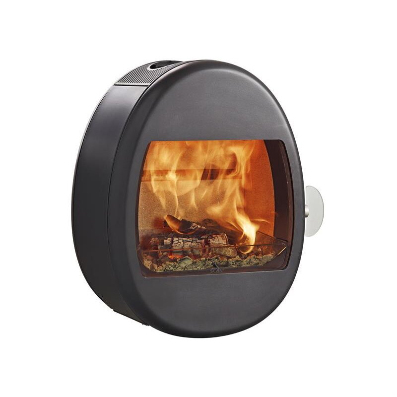 Kaminofen SCAN 66-1 Wall - Wandmodell inkl. Beschlag - 5 kW - Schwarz