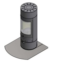 SCAN Unterlegplatte aus Glas für Scan 85 (1120 x...