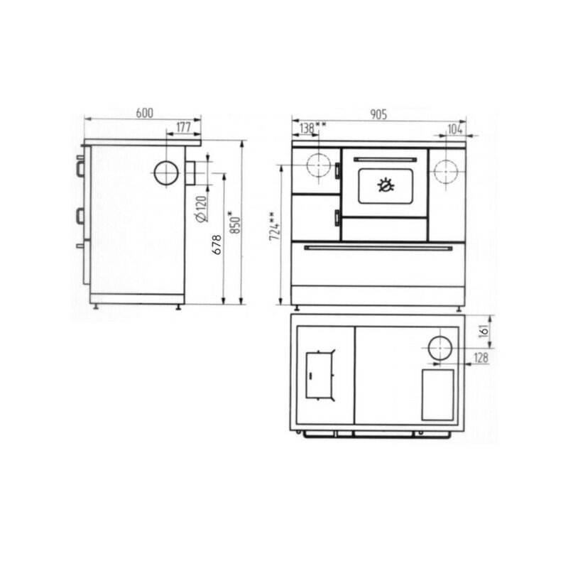 Wamsler Küchenherd K138 - 7 kW