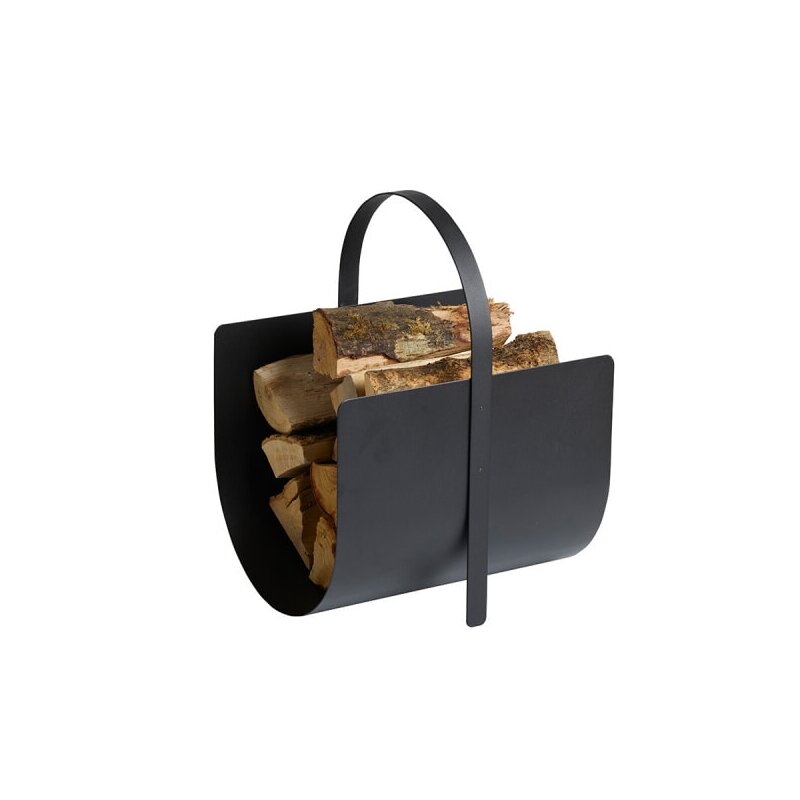 Morsoe Brennholzkorb Adrian, schwarz
