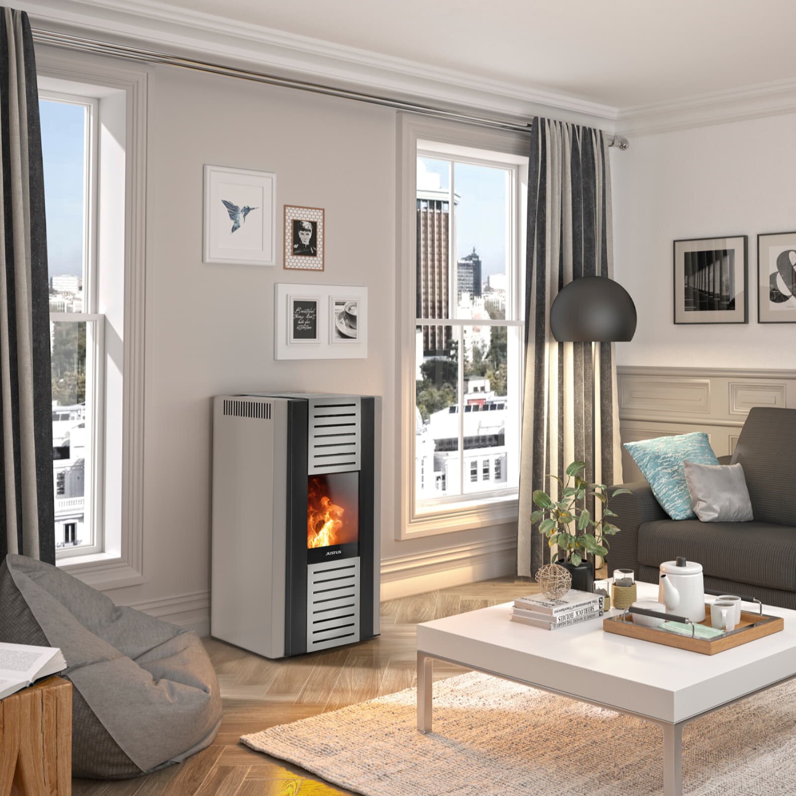 Pelletofen Justus Sirkos 2.0 - 6 kW