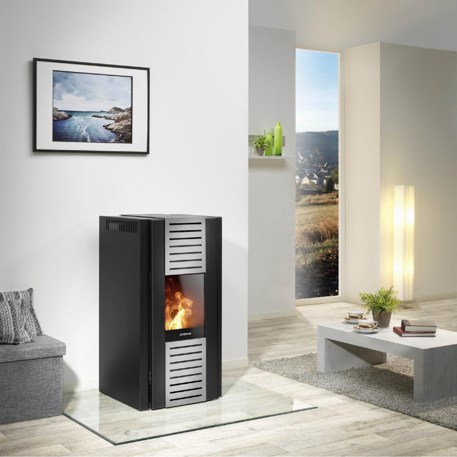 Pelletofen Justus Sirkos 2.0 - 6 kW