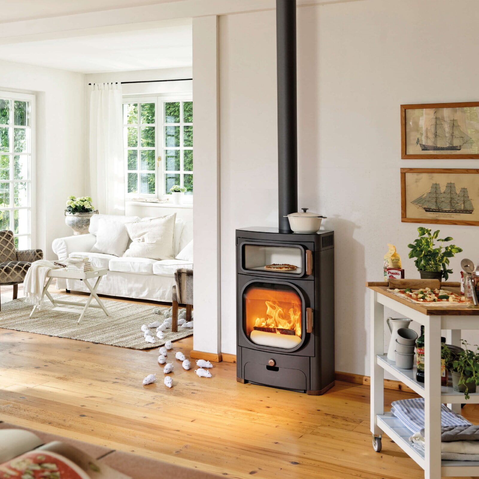 Kaminofen Austroflamm Heidi Back 2.0 - 7,5 kW