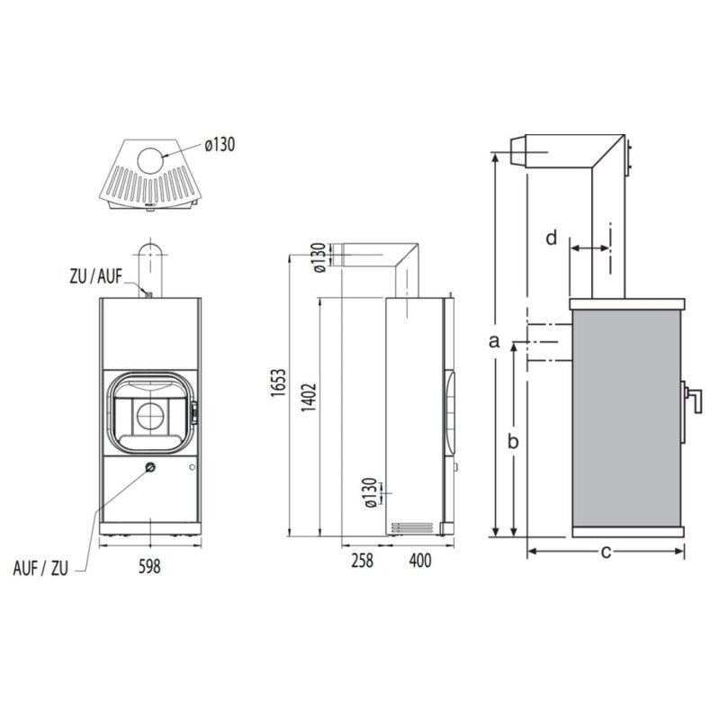 Kaminofen Austroflamm Kylie Xtra 2.0 (Wärmespeicherung) - 6 kW