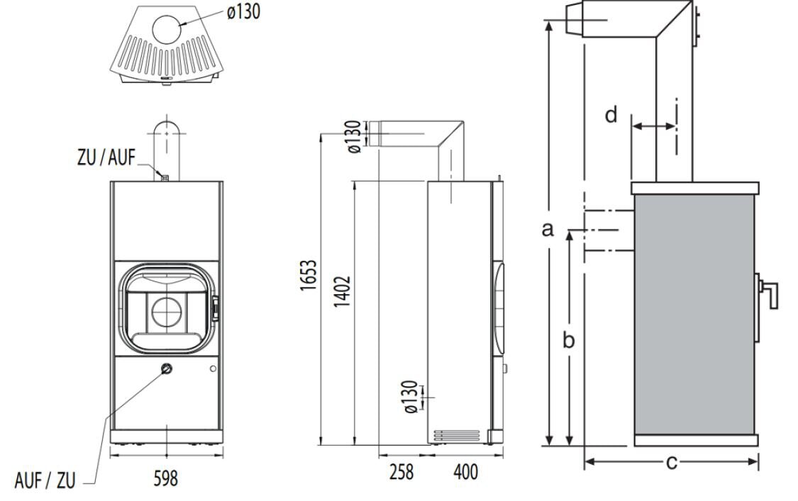 Kaminofen Austroflamm Kylie Xtra 2.0 (Wärmespeicherung) - 7,4 kW