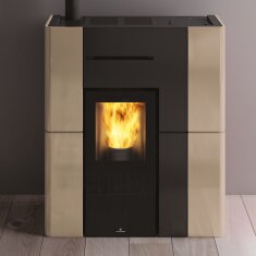 Pelletofen wasserführend Edilkamin BLADE H 15 Evo - Keramik - 14,9 kW
