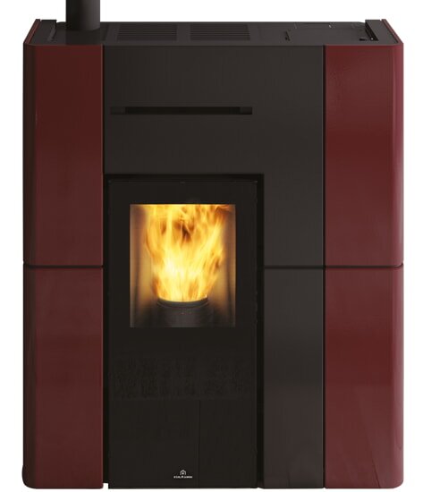 Pelletofen wasserführend Edilkamin BLADE H 15 Evo - Keramik - 14,9 kW