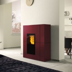 Pelletofen wasserführend Edilkamin BLADE2 H 18 UP - Stahl - 19,2 kW