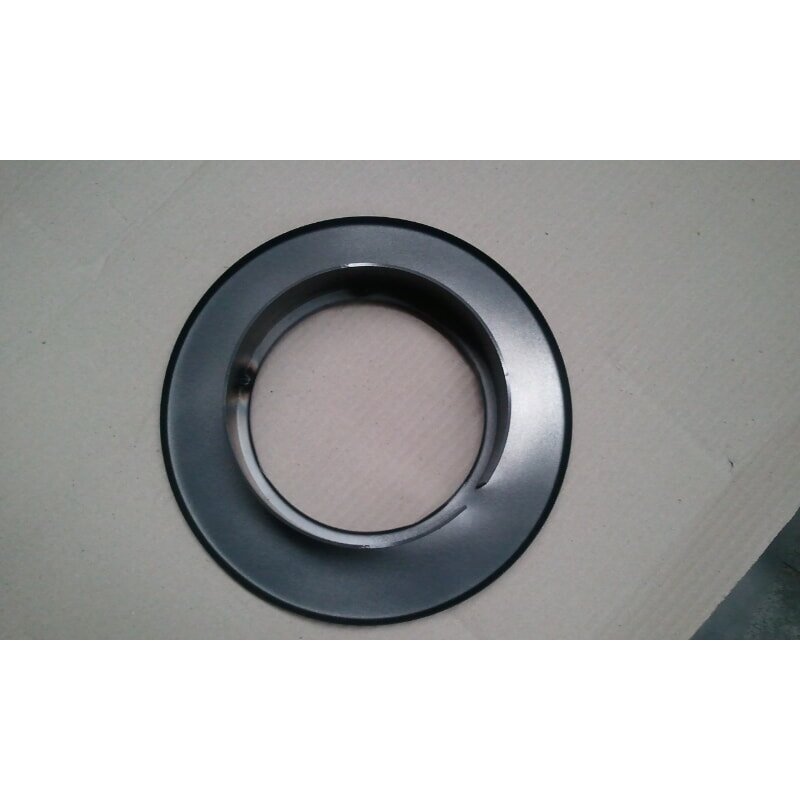 Erweiterung mit Rosette 130/150 x 2 mm, Farbe schwarz