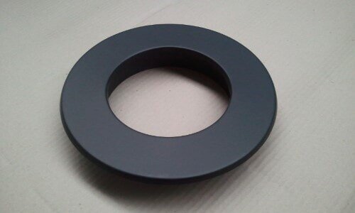 Erweiterung mit Rosette 130/150 x 2 mm, Farbe schwarz