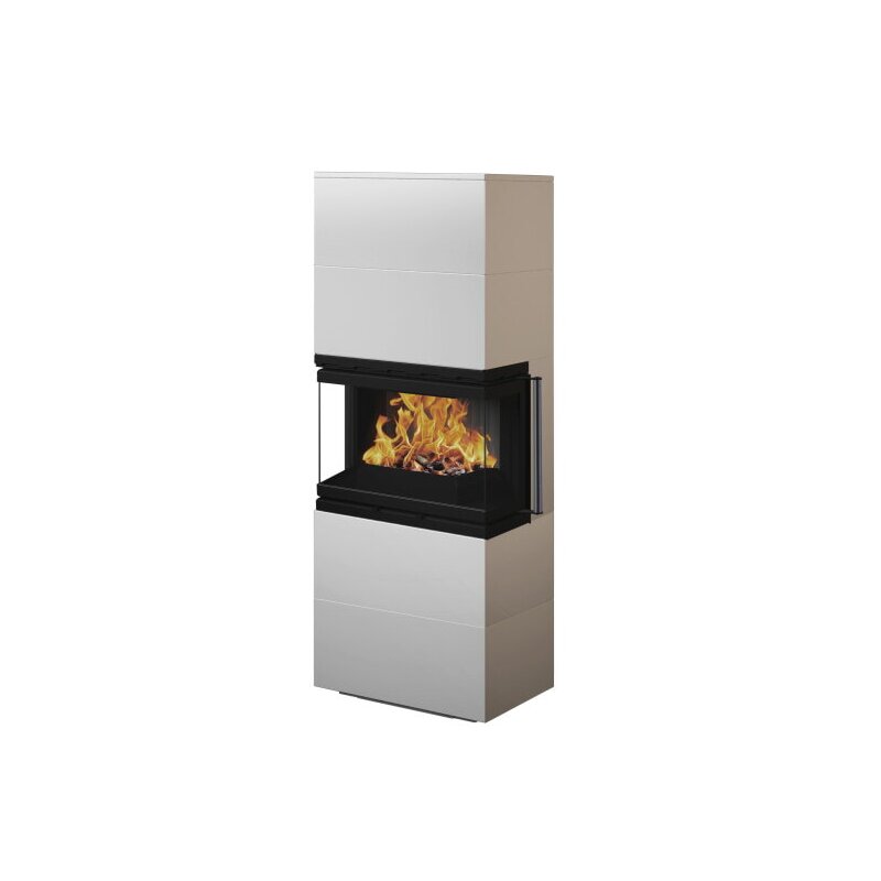 Kaminofen Wamsler Modulo 57 / 180 U - 6 kW - Weiß