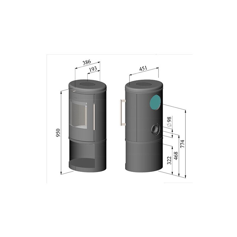 Kaminofen Gussofen Morsoe 8643 - 8,9 kW