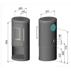 Kaminofen Gussofen Morsoe 8643 - 8,9 kW