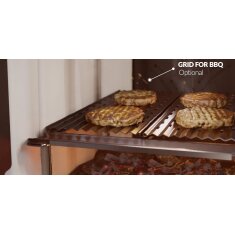 K&uuml;chenherd La Nordica Prestige Line - Alaska - 12 kW - Schwarz verglast