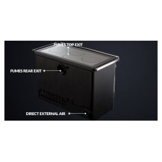 K&uuml;chenherd La Nordica Prestige Line - Alaska - 12 kW - Schwarz verglast