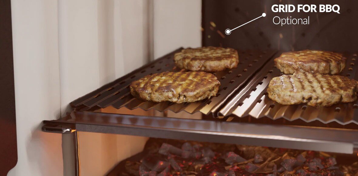 Küchenherd La Nordica Prestige Line - Alaska - 12 kW - Schwarz verglast