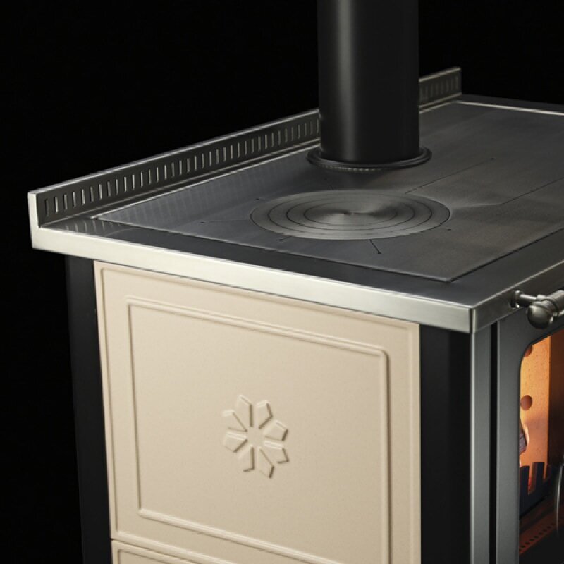 Holzherd Rizzoli - N94 Country - Keramik - 8 kW