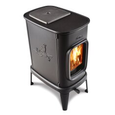 Kaminofen Gussofen Dovre Saga 101 - 7 kW - Schwarz