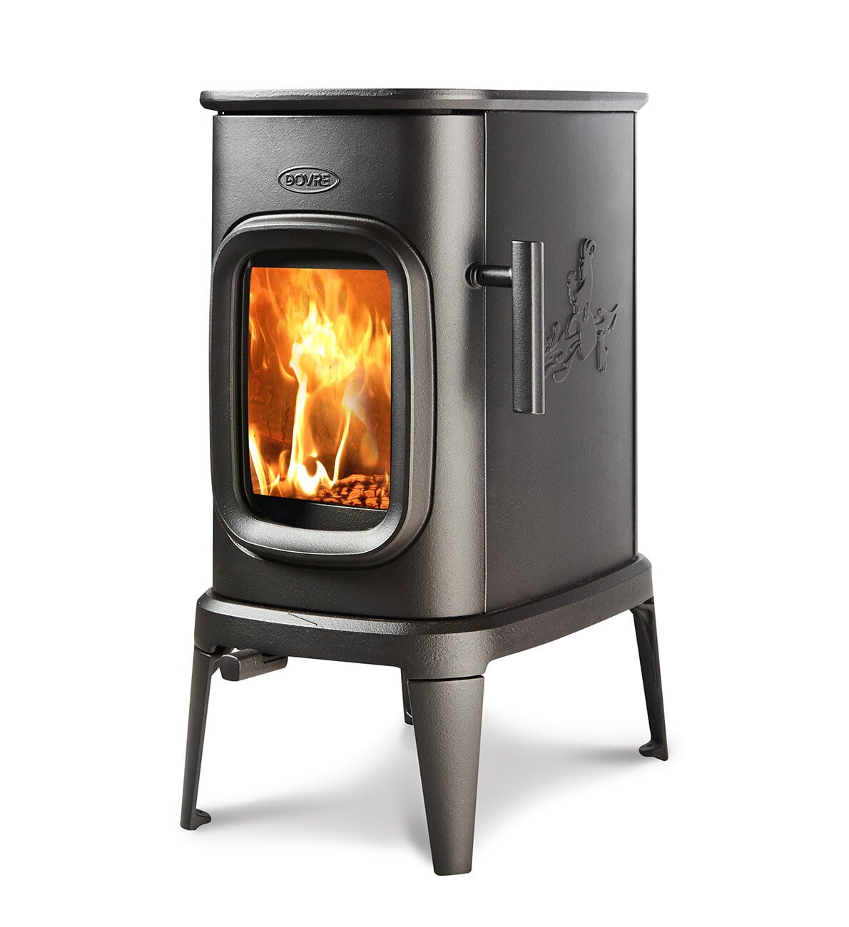Kaminofen Gussofen Dovre Saga 101 - 7 kW - Schwarz