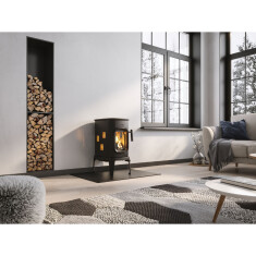 Kaminofen Gussofen Dovre Saga 107 - 7 kW - Schwarz
