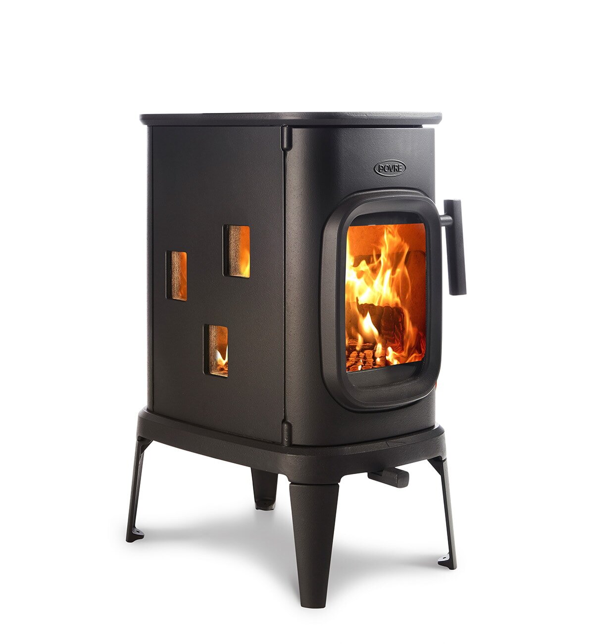 Kaminofen Gussofen Dovre Saga 107 - 7 kW - Schwarz