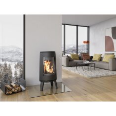 Kaminofen Gussofen Dovre Bold 300 - 7 kW - Schwarz lackiert