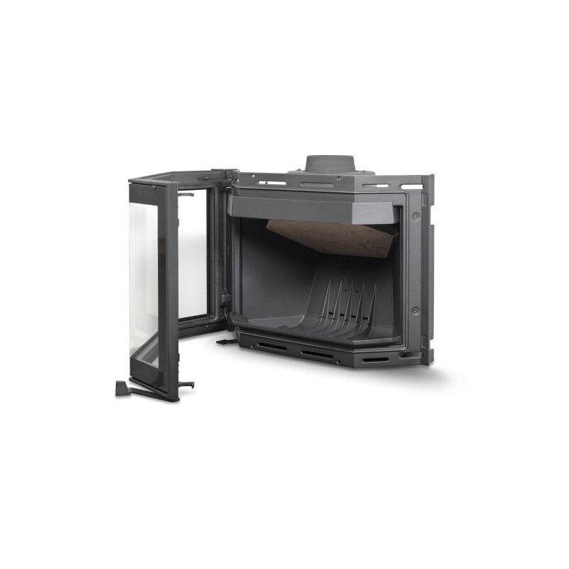 Kamineinsatz Guss Dovre Phönix 1 für T2000 - 9 kW - Schwarz lackiert