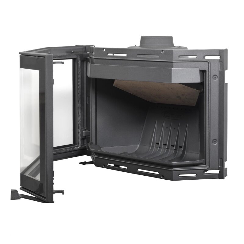 Kamineinsatz Guss Dovre Phönix 2 für T2000S - 9 kW - Schwarz lackiert