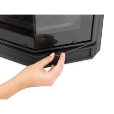 Kamineinsatz Guss Dovre Ph&ouml;nix 2 f&uuml;r T2000S - 9 kW - Schwarz lackiert